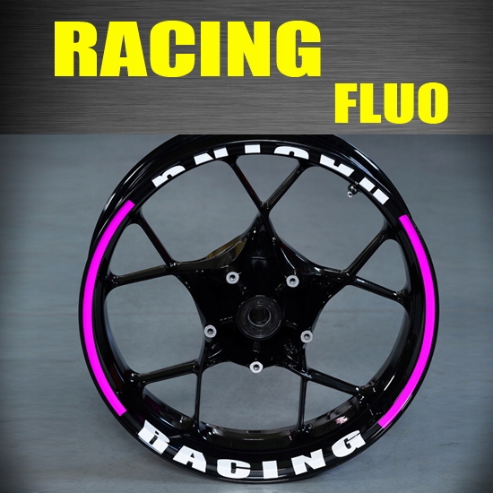 Racing Fluo Samolepky pásky na kola rámy motocyklů pro Yamaha