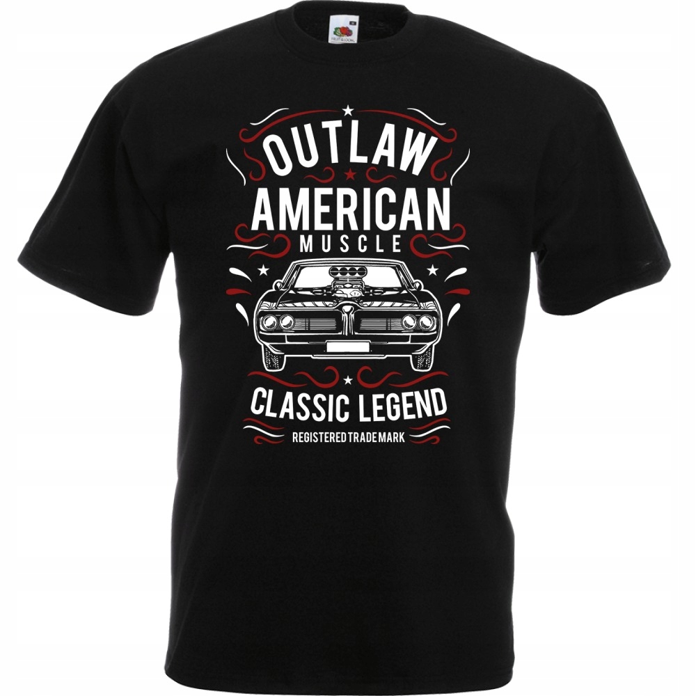 

Koszulka samochód auto oldschool legenda L czarna