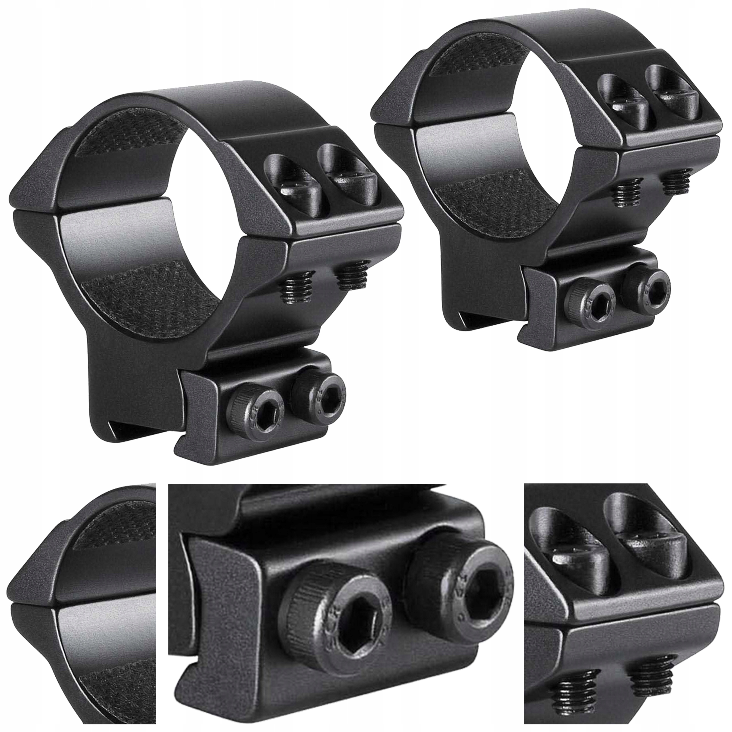 Hawke Montaż Lunety Match Średni 30 mm Szyna 11 mm Dovetail