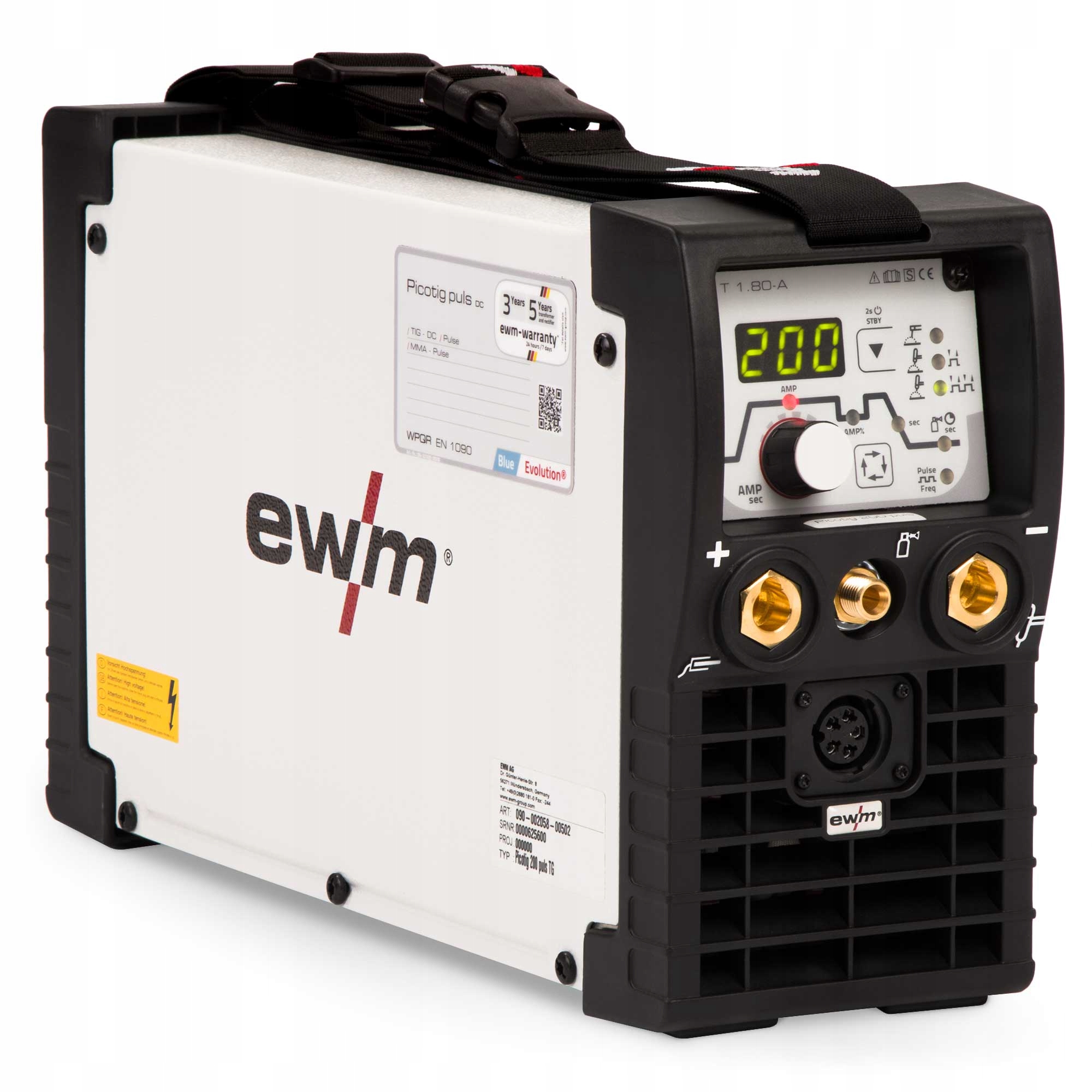 Invertorová Svářečka Ewm Picotig 200 Tig DC Mma Puls Hf Igbt 230V 200A 4 M