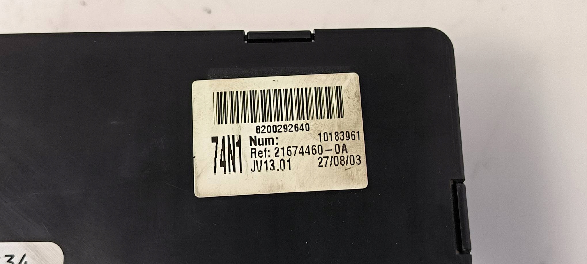 Module fusibles UCH 8200283811 RENAULT LAGUNA II