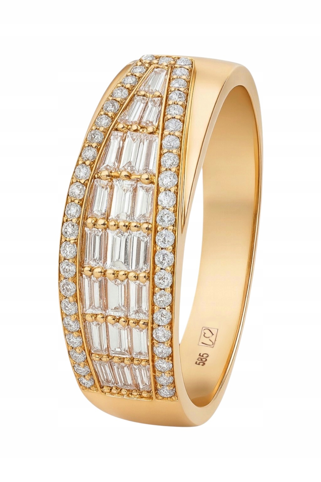 Zlatý Prstýnek Au 585 s diamanty AR8743Y Vel. 17