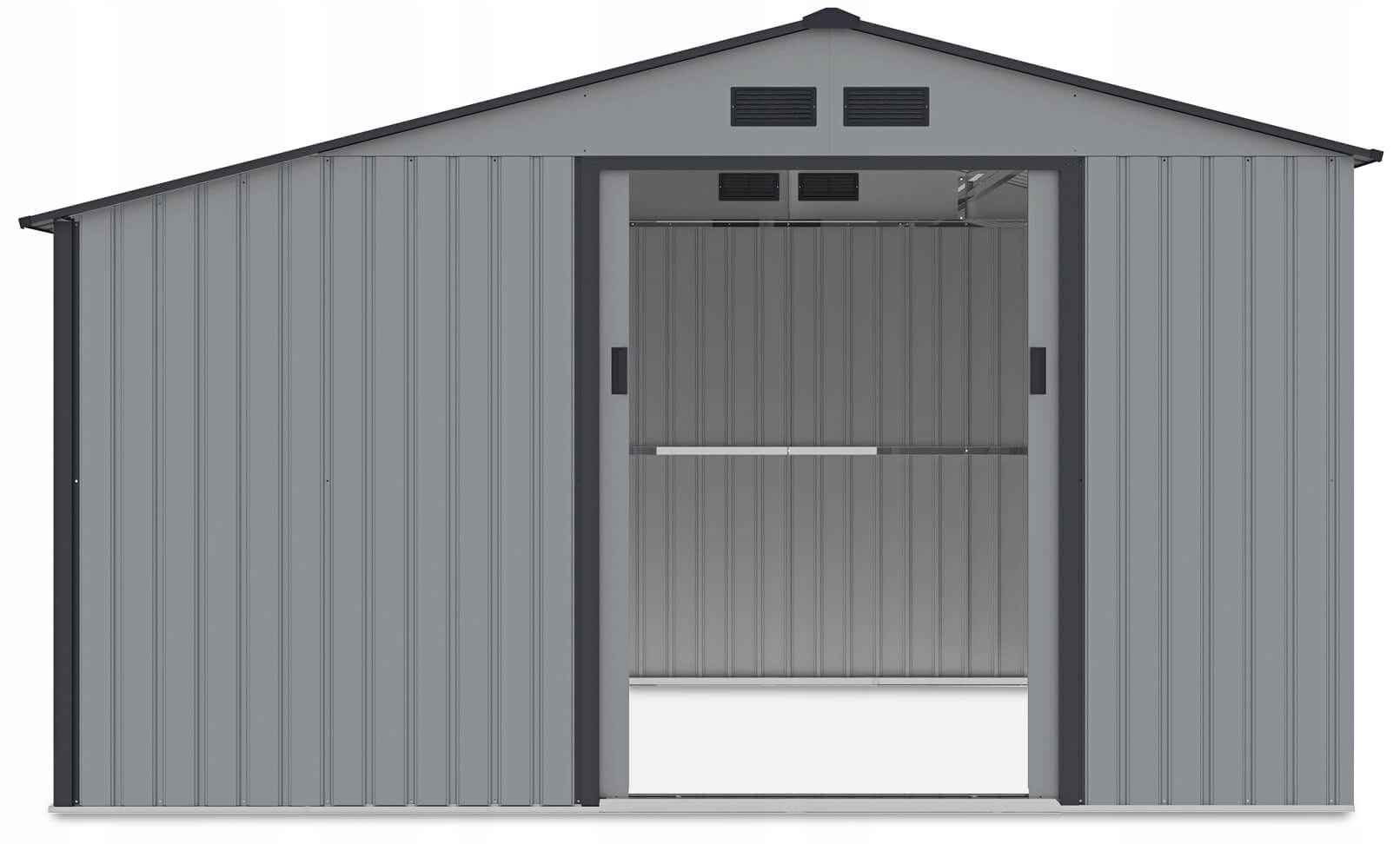 Domek narzędziowy MADISON 342x255cm Light Grey - Hardmaister Wysokość produktu 202 cm