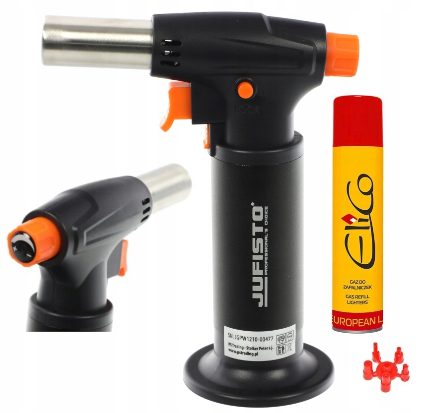 

Jufisto Palnik Gazowy Opalarka 1300 C Gaz 90ml