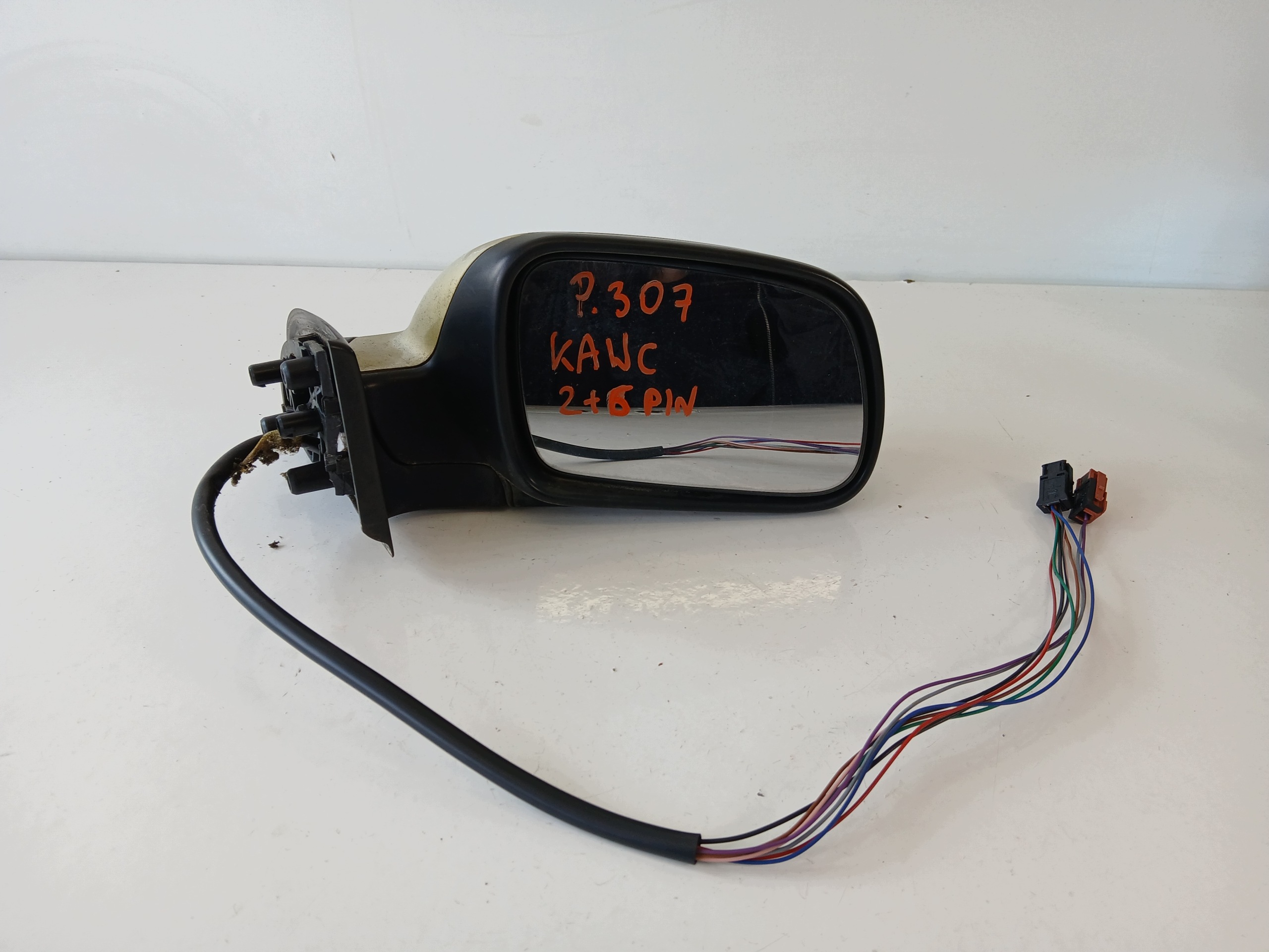 PEUGEOT 307 mirror right KAWC 7 PIN