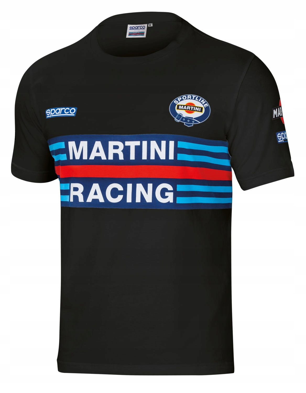 Sparco tričko Martini Racing, barva černá, velikost L