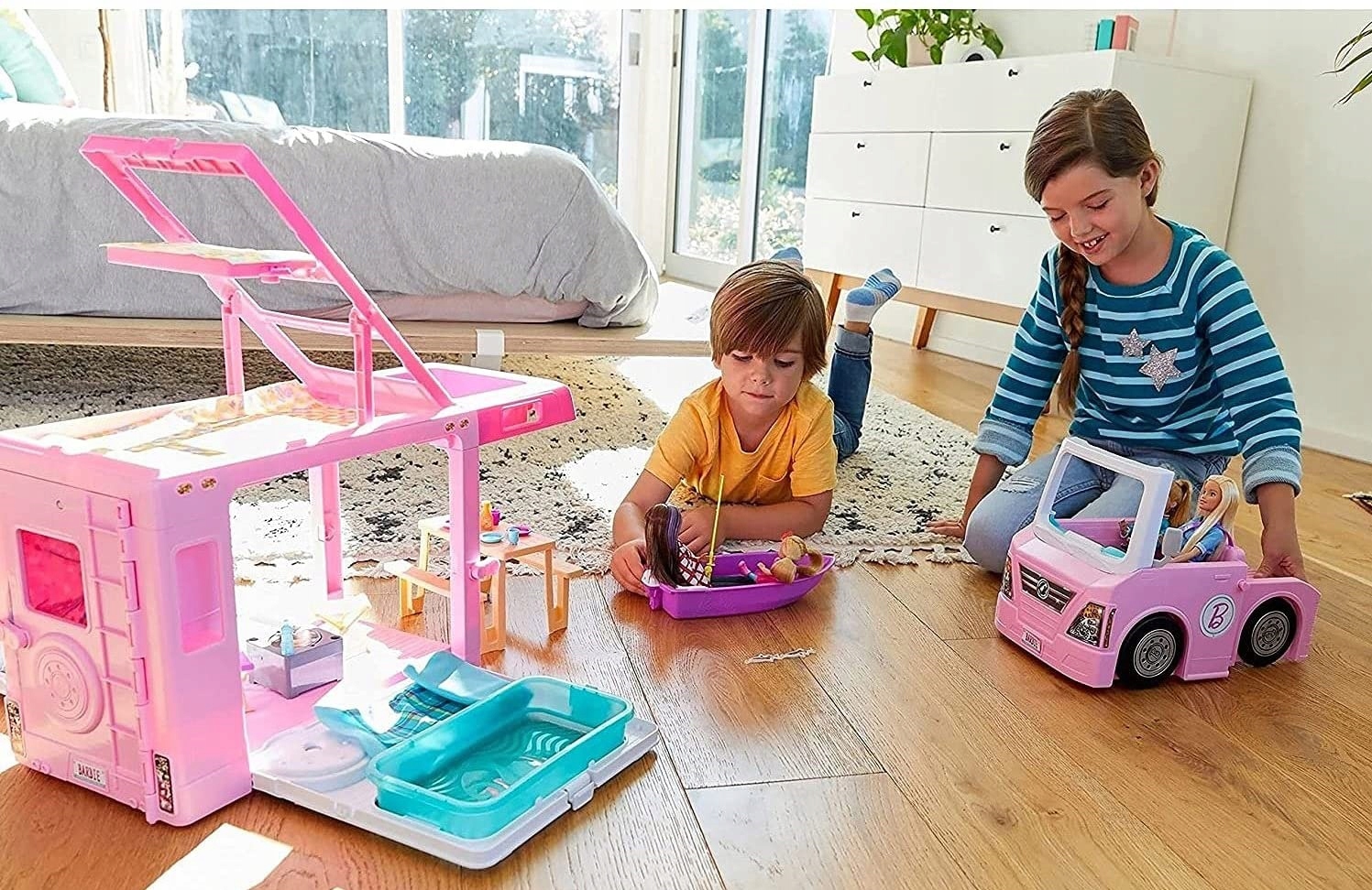 BARBIE KAMPER SAMOCHÓD KEMPINGOWY 3W1 GHL93 Certyfikaty, opinie, atesty CE