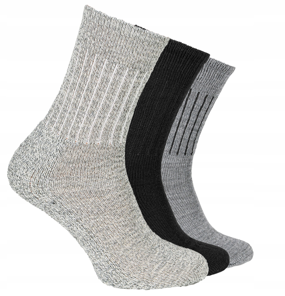 

3 Ciepłe Skarpety Skarpetki Męskie Zima SW01 39-42