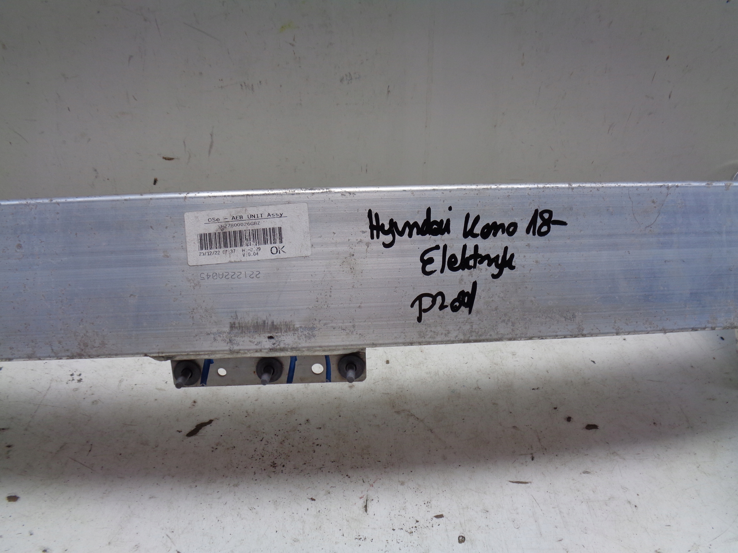 pillar bumper support front HYUNDAI KONA 18- ELEKTRYK