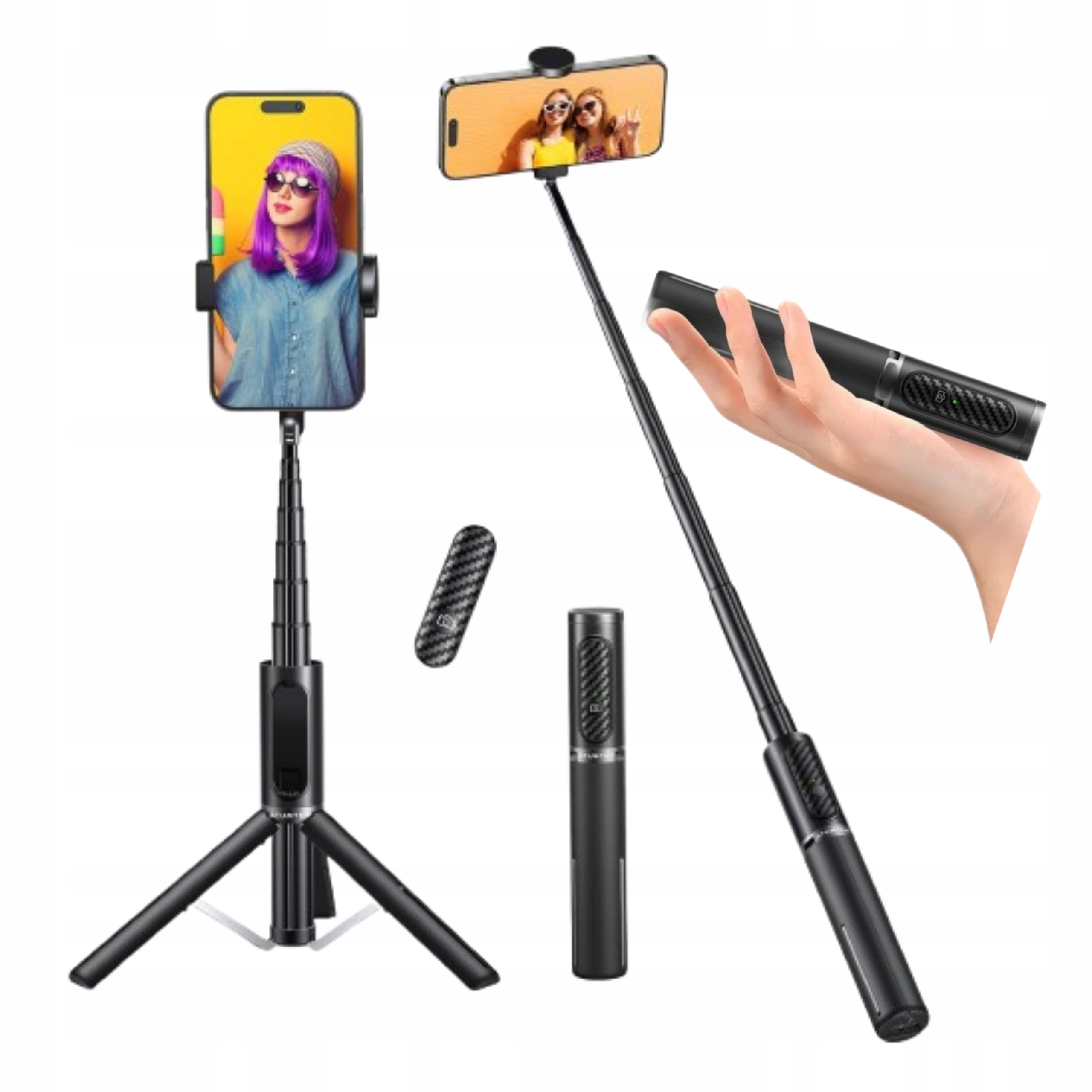 Stativ pro telefon Rozkládací hliníkový Kompatibilní s iPhonem a Samsungem