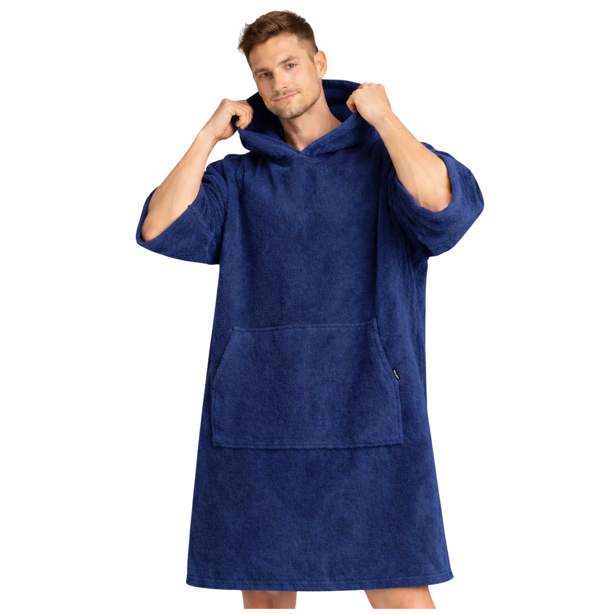 Ručník na bazén Sauna Dámské Pánské Kapuce Kapsa 100% Bavlna Froté