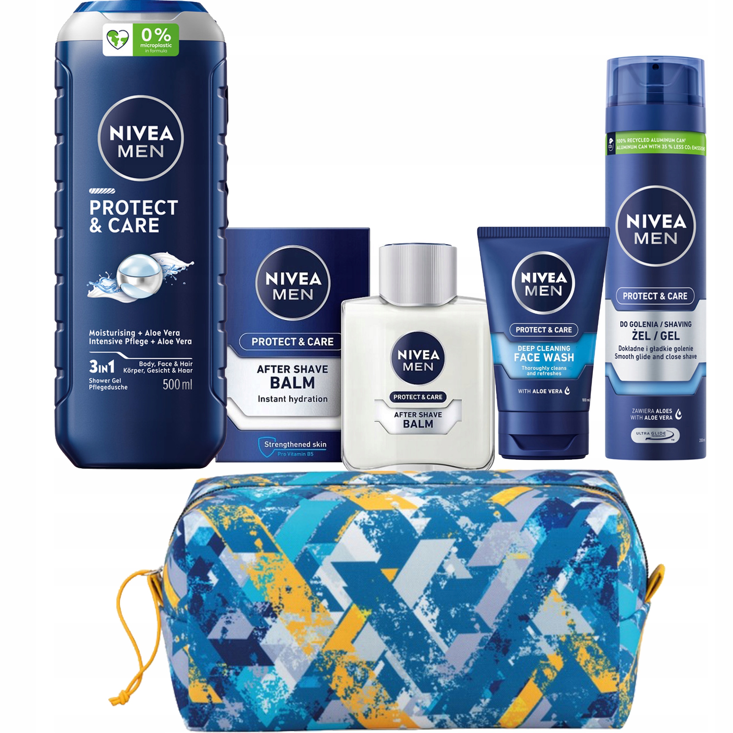 Nivea Men Protect & Care Dárková Sada Pro Muže Kosmetická Taška