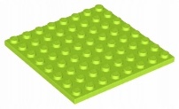 

Lego 41539 Płytka 8x8 limonkowy 6210657 1szt Nowa