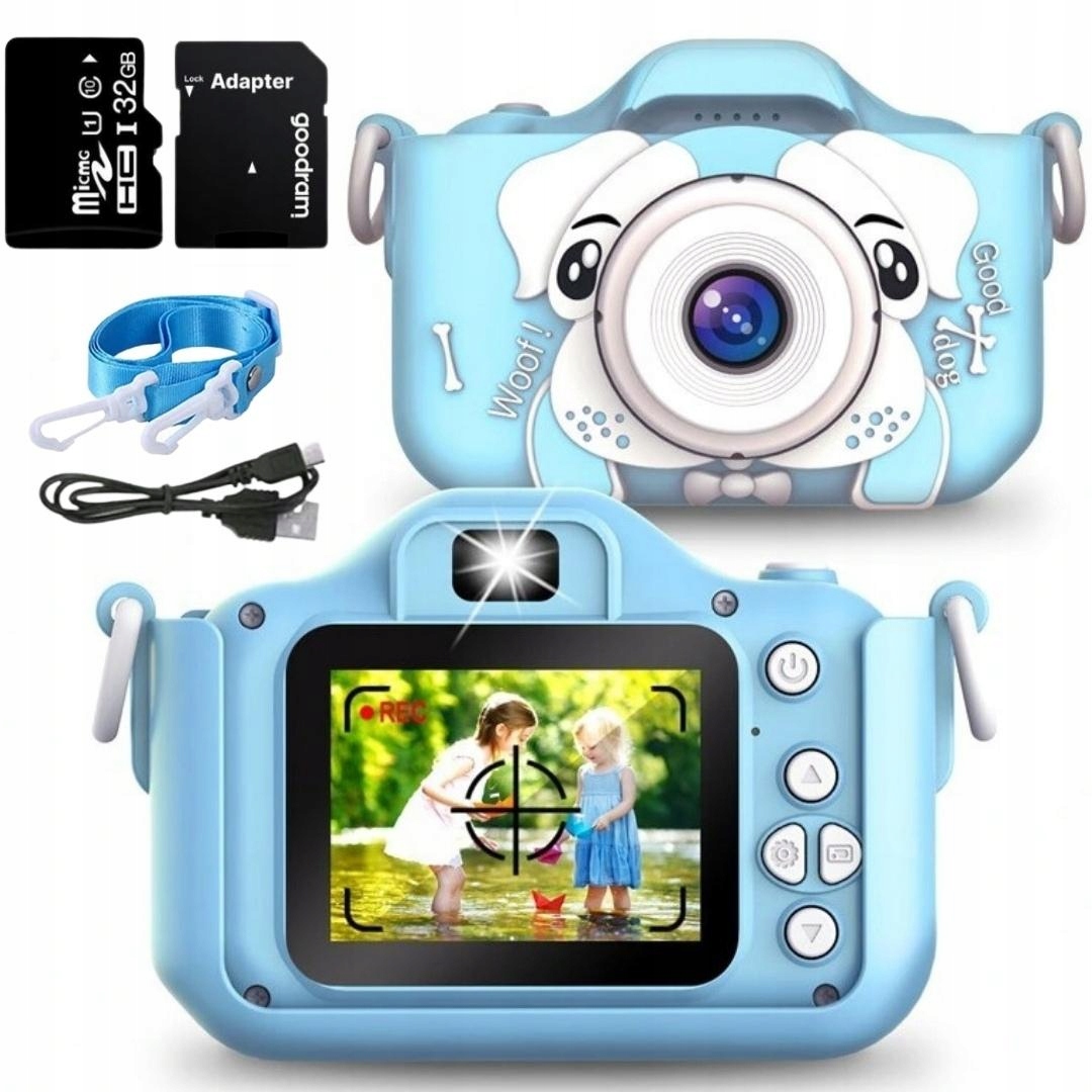 

Aparat Dla Dzieci Kamera Zabawka 40Mpx +karta 32GB