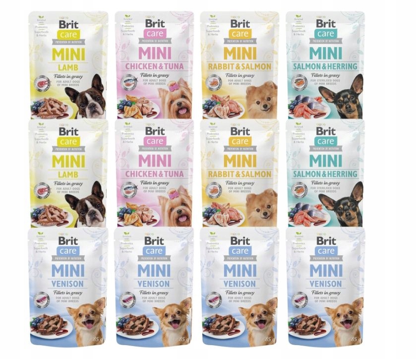 Levně Brit Care Mini krmivo pro psy mix 12x85 g