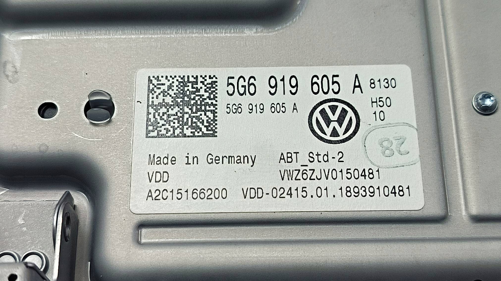 display PANEL 5G6919605A VOLKSWAGEN GOLF VII LIFT