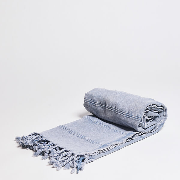 Hammamový ručník Stone Wash 100% přírodní bavlna Yeye Jeans Outlet