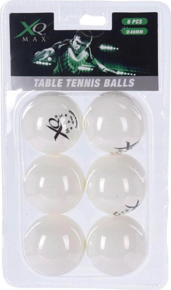 PIŁECZKI DO TENISA STOŁOWEGO XQMAX BIAŁE 6 SZT.