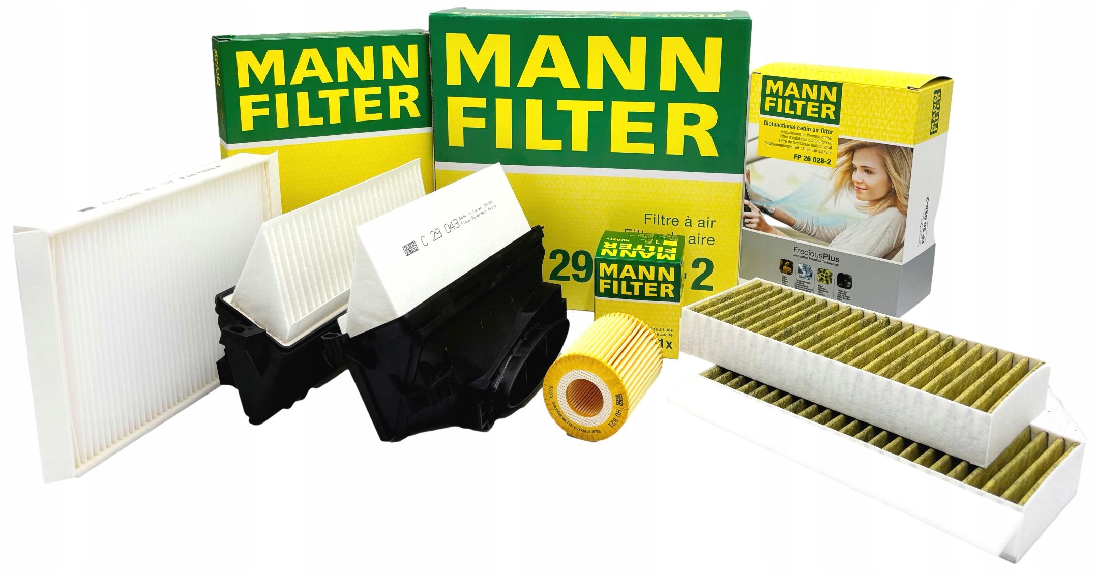 Mann Sada Filtrů Mercedes Gle A Coupe C292 15-18 3.0d Gle 350d 258KM