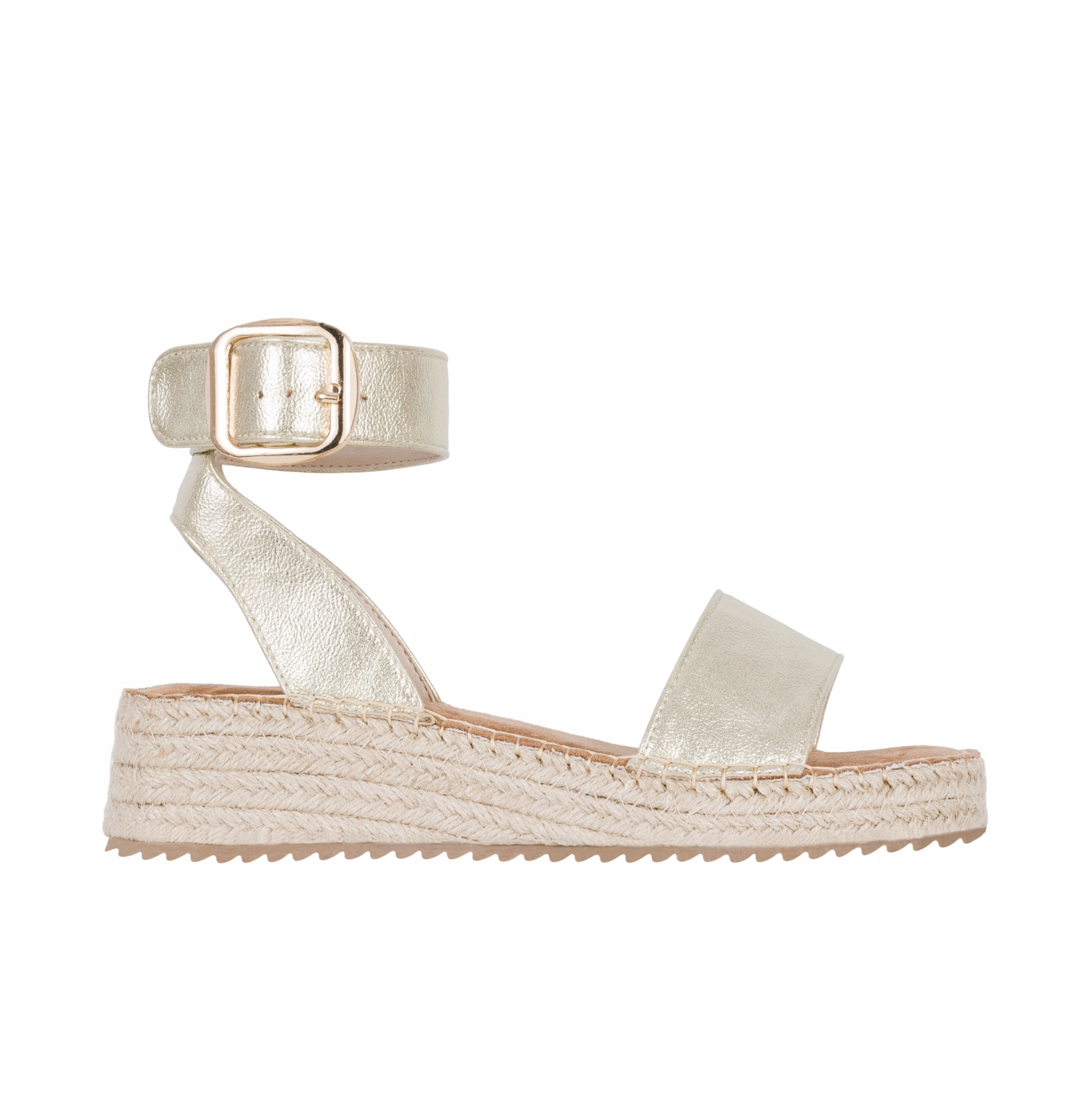 

Buty Wjs sandały damskie espadryle złote r. 39