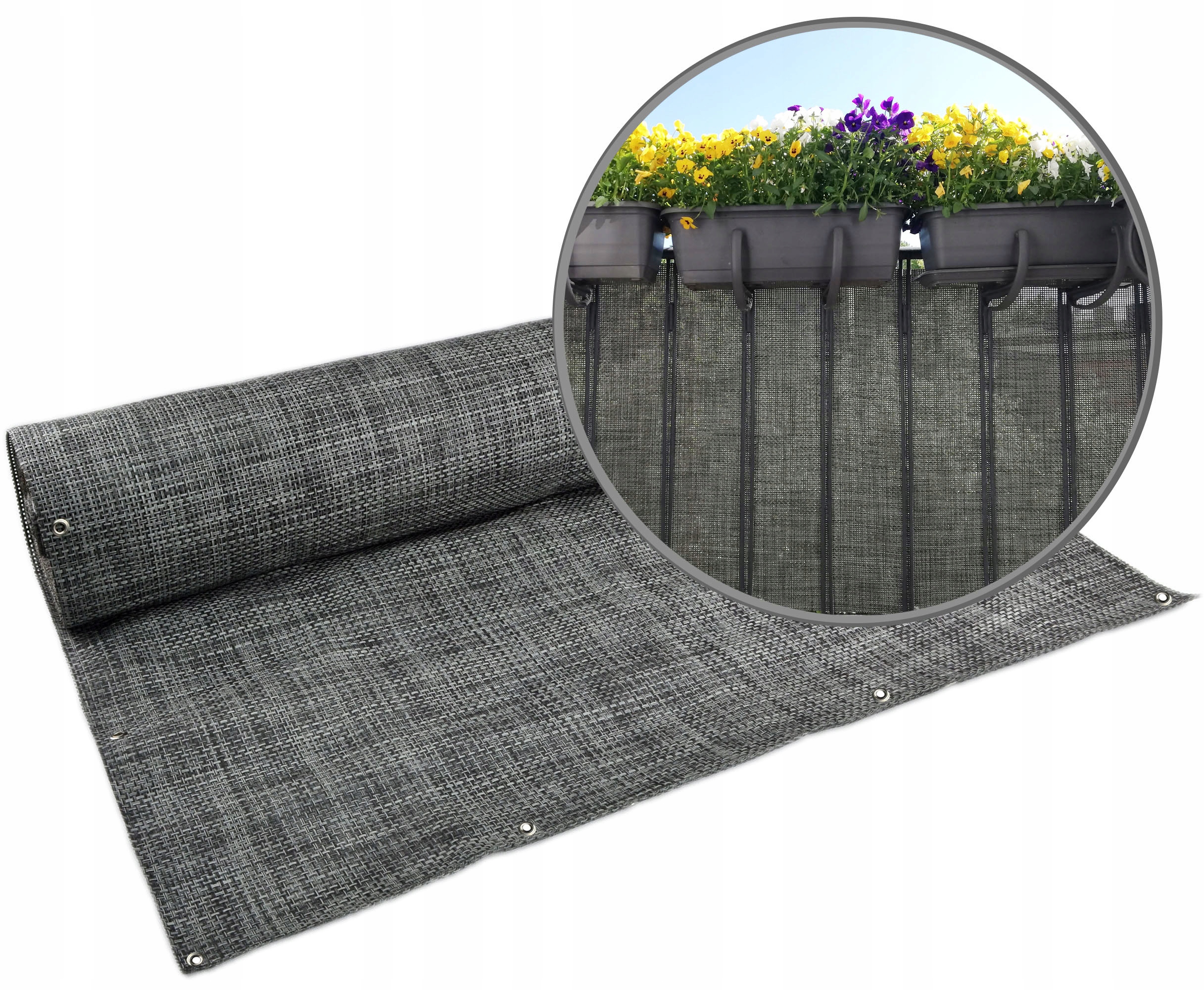 

Osłona Balkonowa Rattan Balkon Mata Na Wymiar L/h