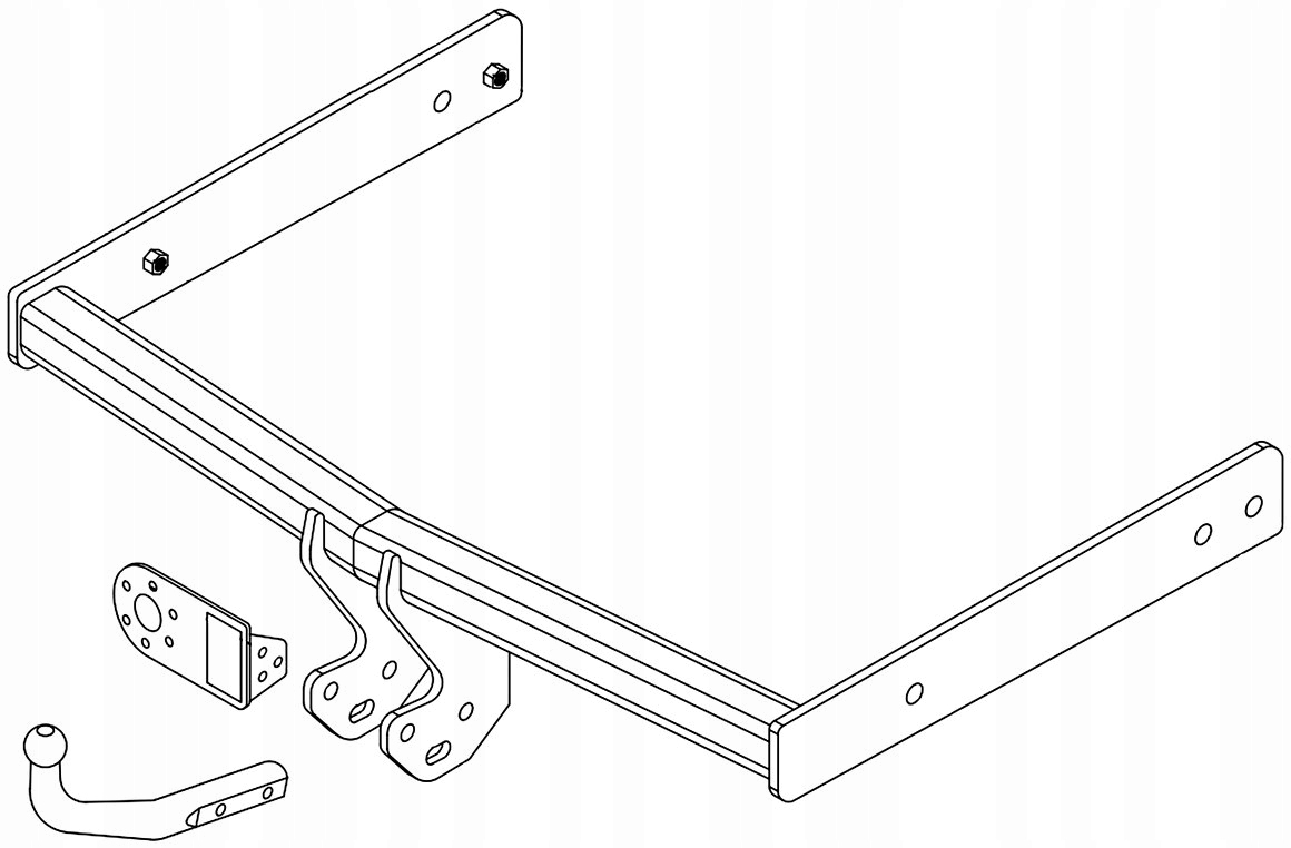 Hak Skoda OCTAVIA II Hatchback Kombi do holowania przyczepy EAN (GTIN) 5904959084102
