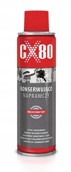 Preparat wielofunkcyjny konserwująco-naprawczy spray aerozol CX80 250ml