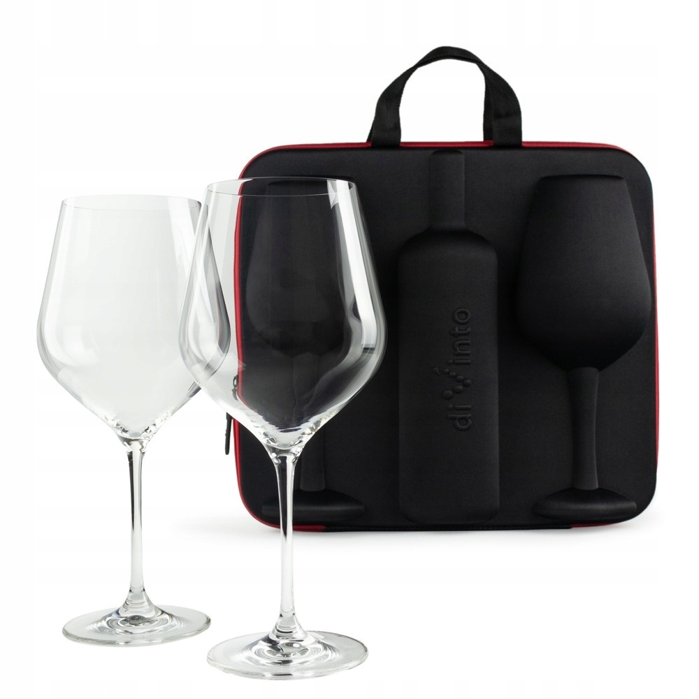 (hs) Pouzdro na víno s skleničkami diVinto Diamond Originál!