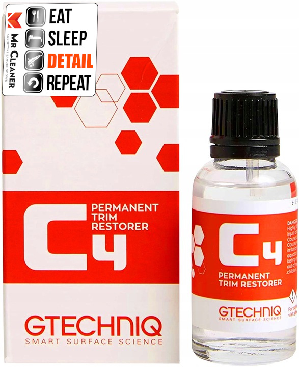 Gtechniq C4 Permanent Trim povlak na plasty 30 ml