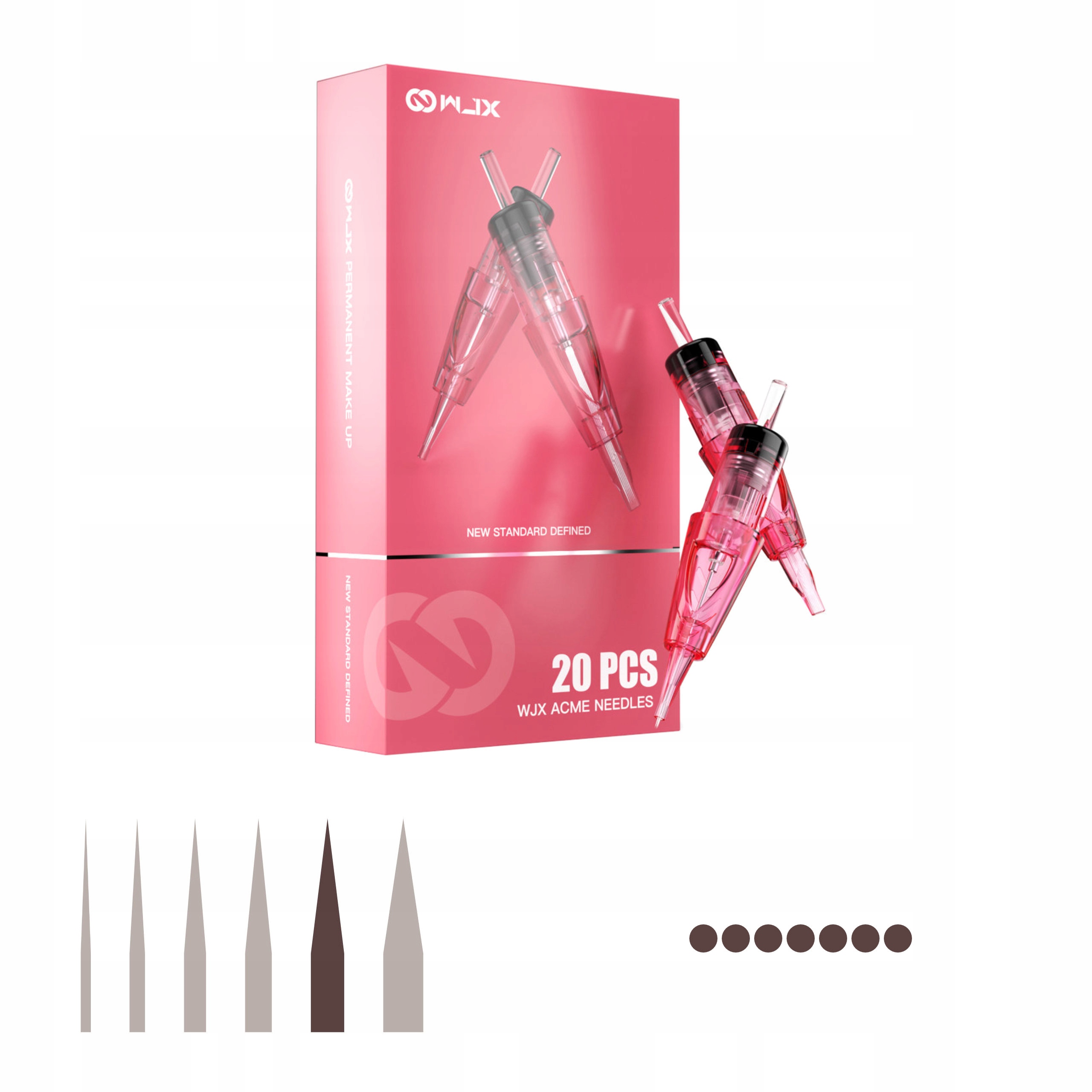 Wjx jehly Pmu cartridge Flat 035 7F 0.35 mm 20 kusů