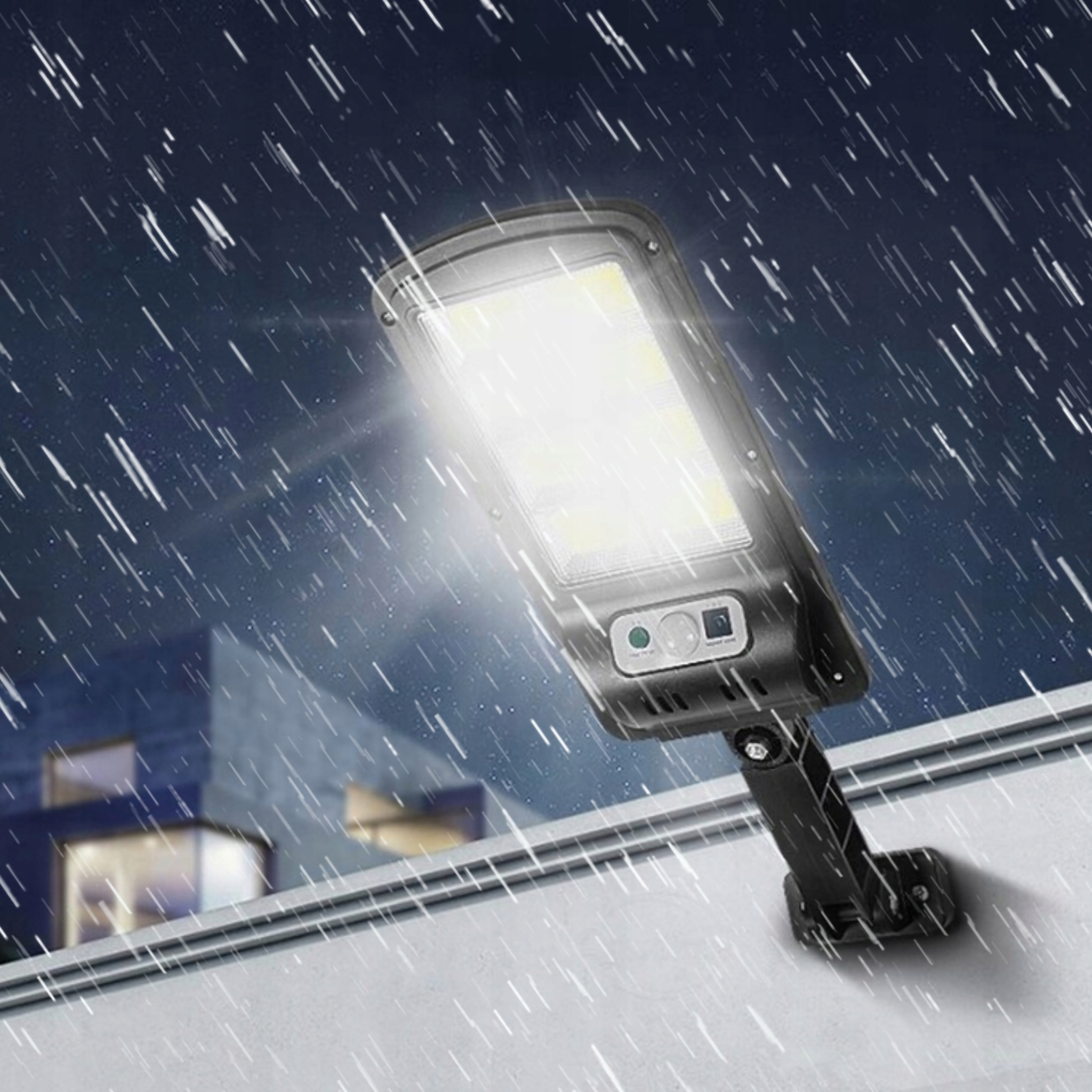 LAMPA SOLARNA LED Z CZUJNIKIEM RUCHU ZMIERZCHU COB Moc lampy 150 W