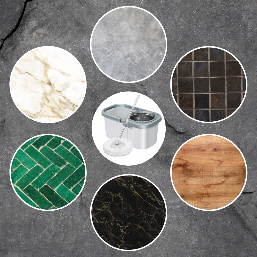 Wiadro i mop obrotowy MOPR1 20 cm Model MOPR1