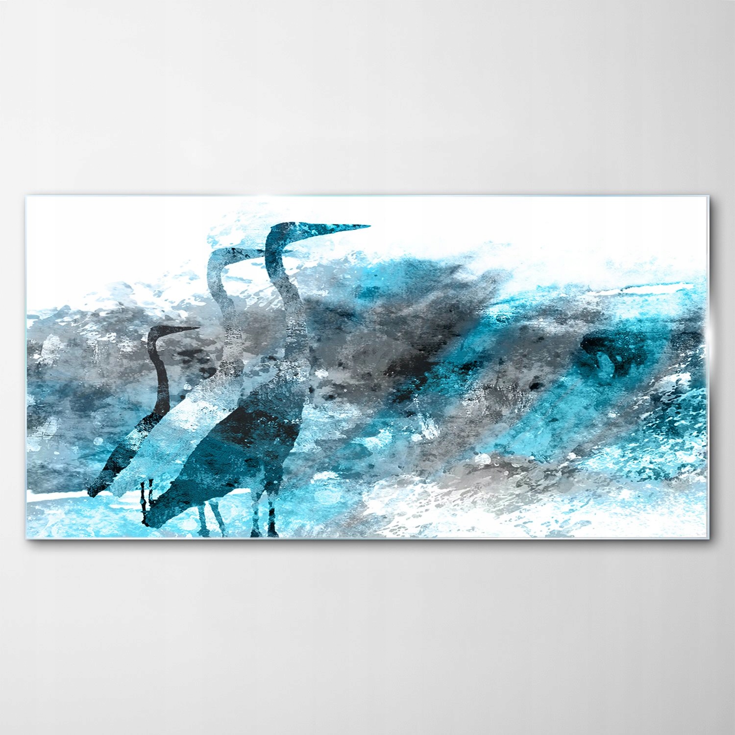 Tvrdený sklenený obraz Akvarely Zvieratá 100x50