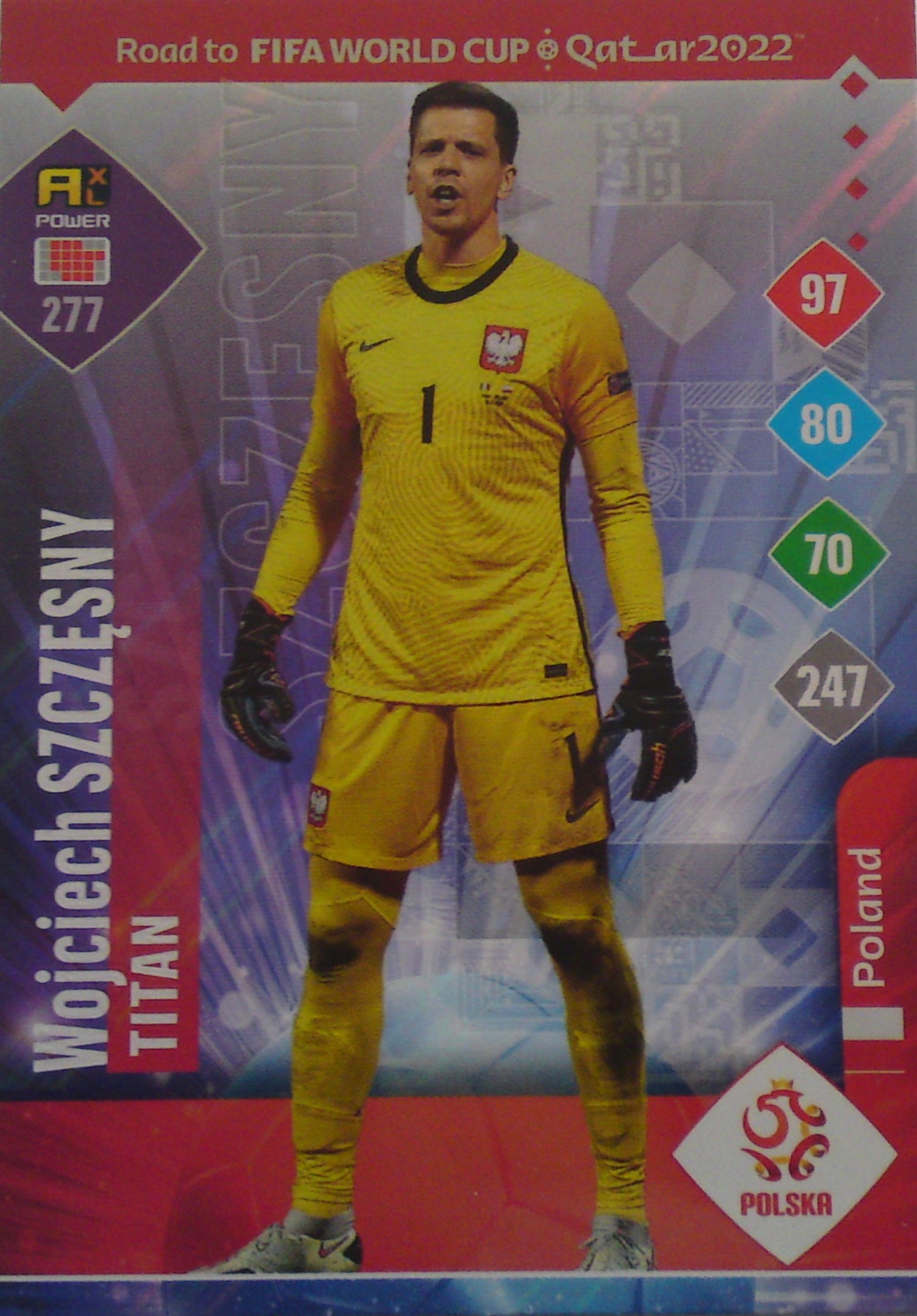 Panini Road Fifa World Qatar 2022 Titan Wojciech Szczęsny 277