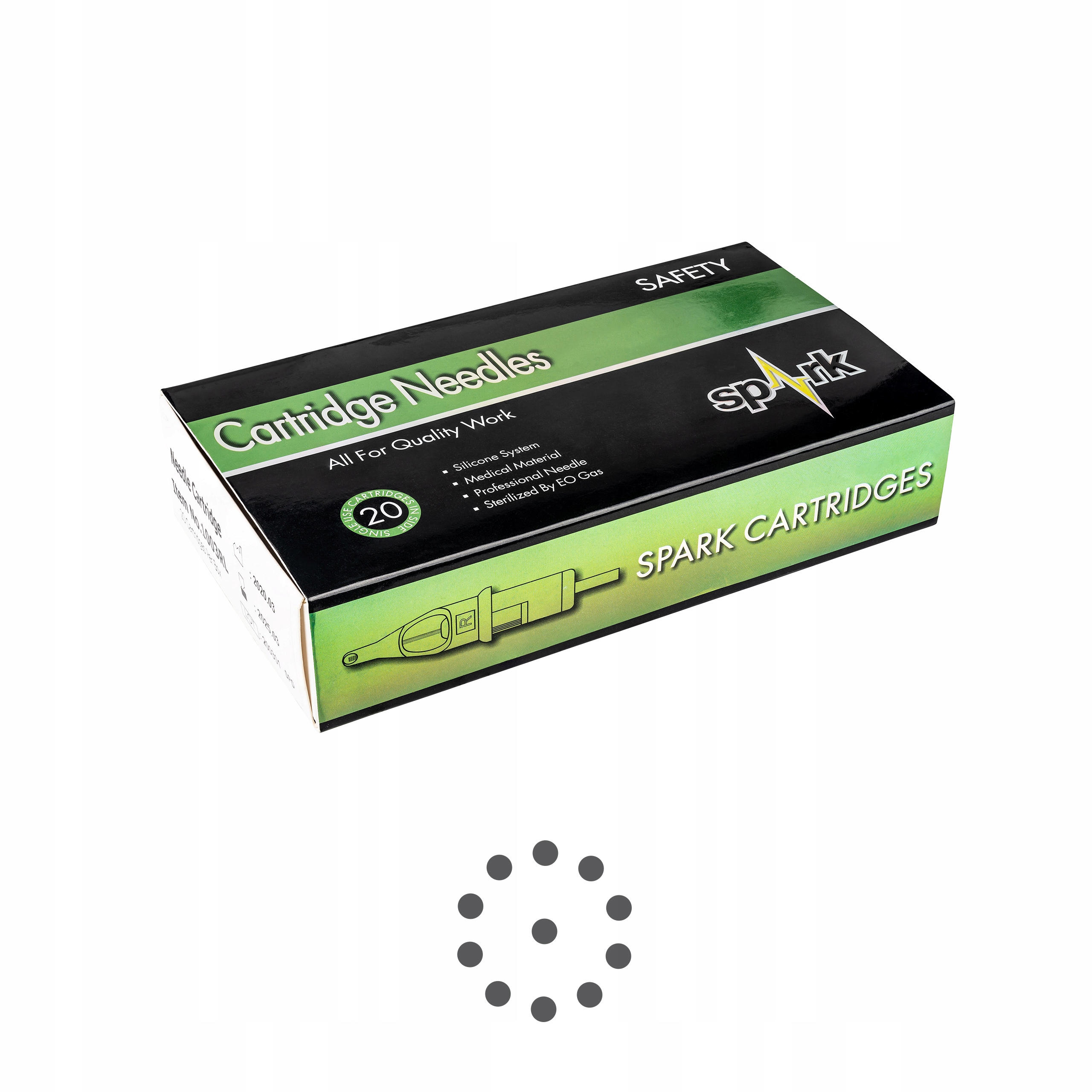 

Cartridge Pro igła do tatuażu 11RL 0,30mm Pudełko