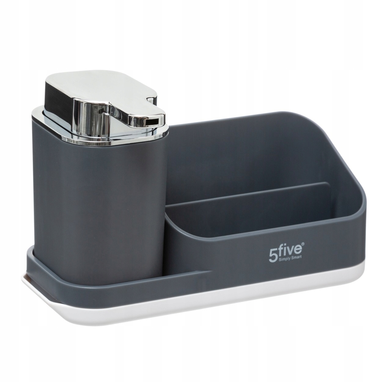 DOZOWNIK NA PŁYN DO NACZYŃ + ORGANIZER ZESTAW Marka 5five Simply Smart