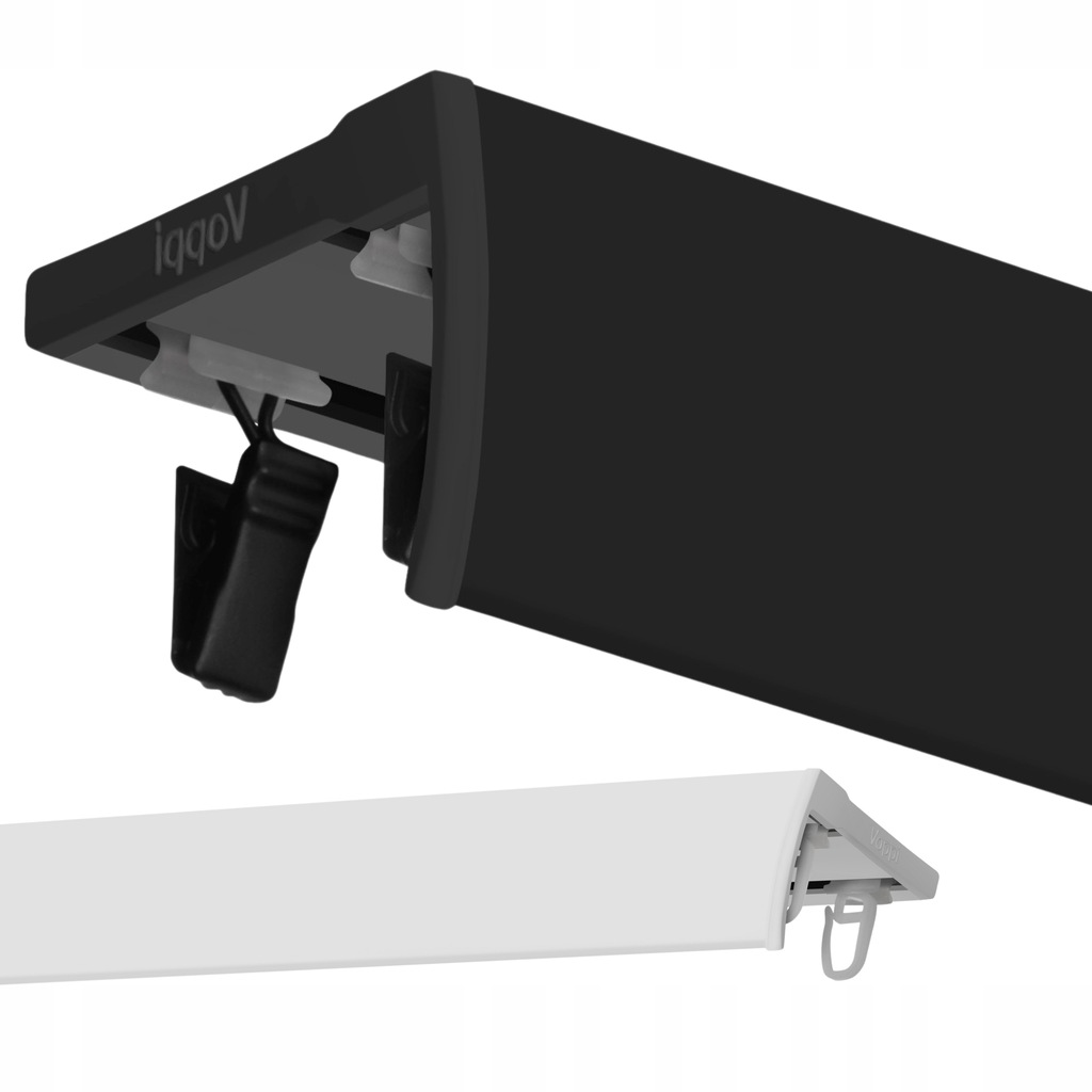 Garnýž S Mřížkou 390 CM, Dvojitá Hliníková Stropní Lišta