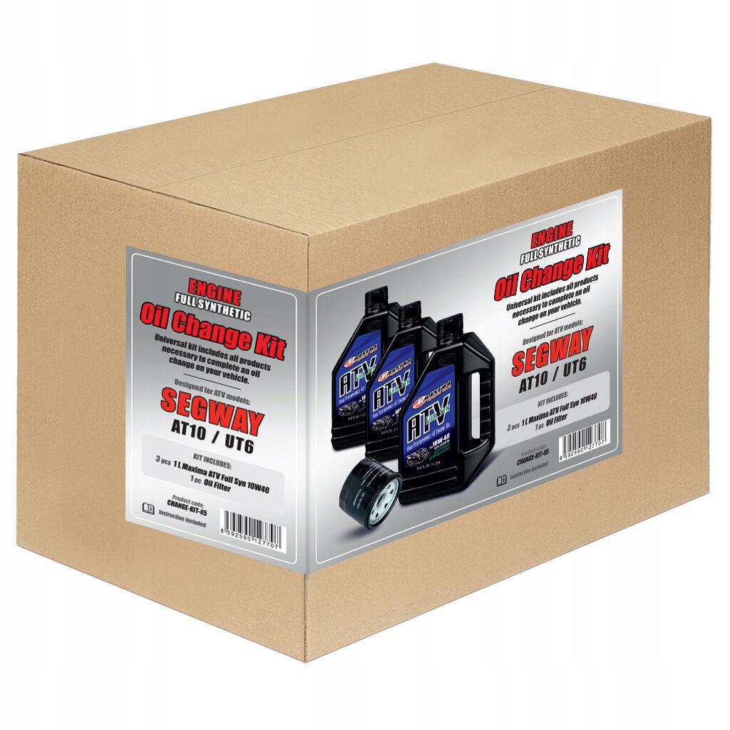 Sada na výměnu syntetického motorového oleje filtr, Segway AT10/UT6