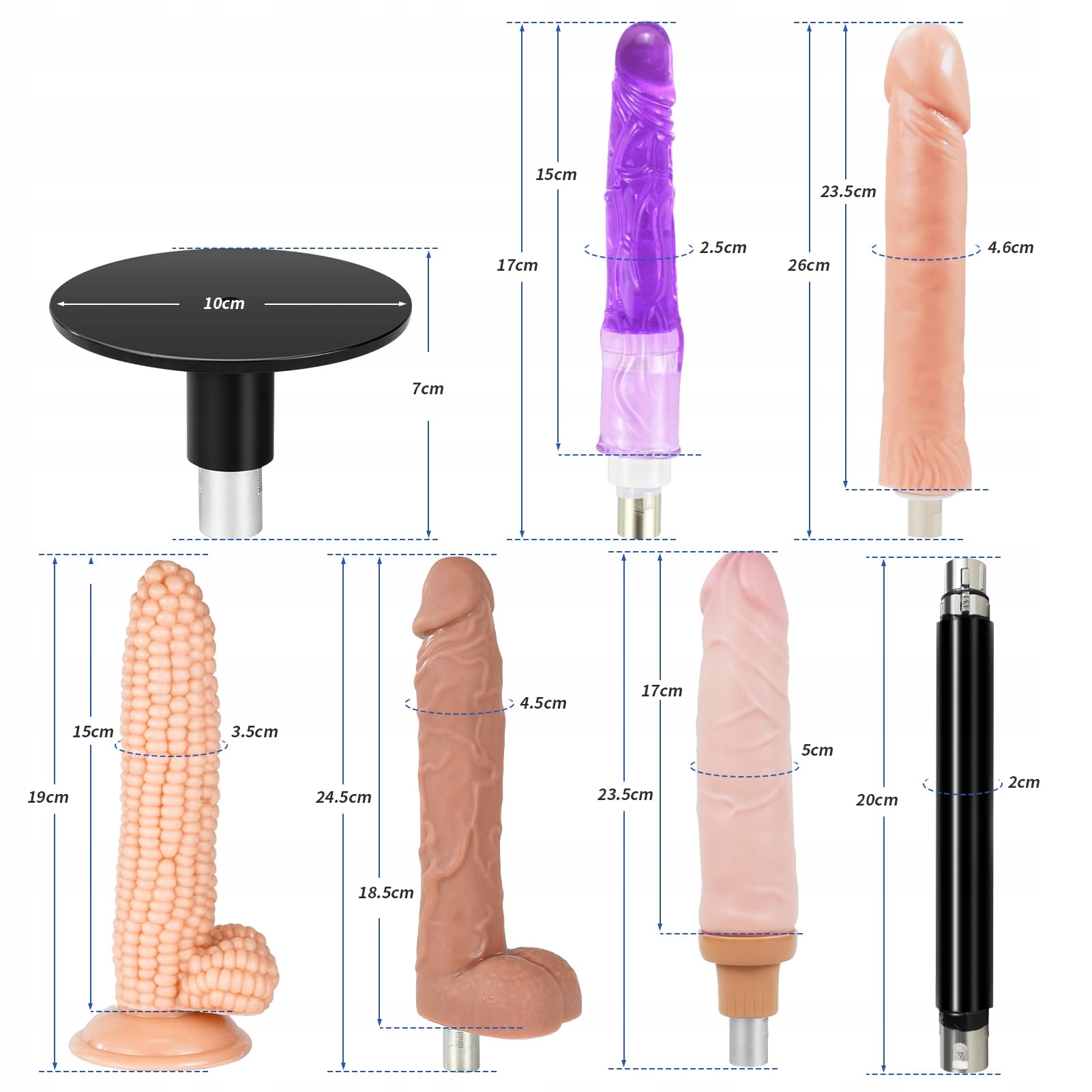 ANNGEOK Automatyczna Maszyna Seksualna Dildo Dla Mężczyzn i Kobiet — miniatura 2
