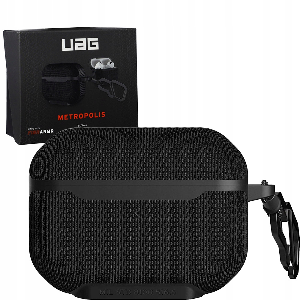 

Etui pancerne do AirPods Pro, Uag, Metropolis Fibr