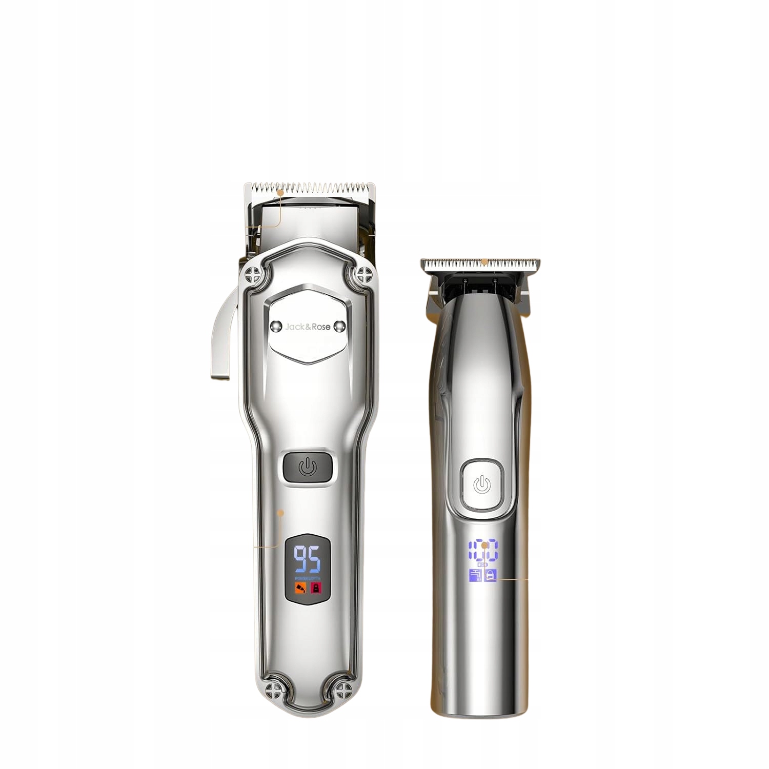 Profesionální zastřihovač vousů, zastřihovač vlasů, sada 2 kusů, voděodolný