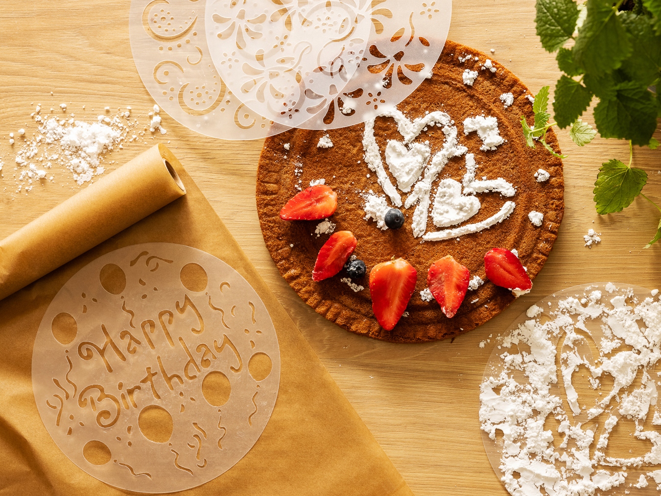 

Zestaw do dekoracji deserów 4 szt