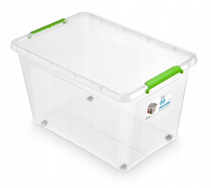 

Pojemnik Na Zabawki Z Pokrywą Kółka 60L Green
