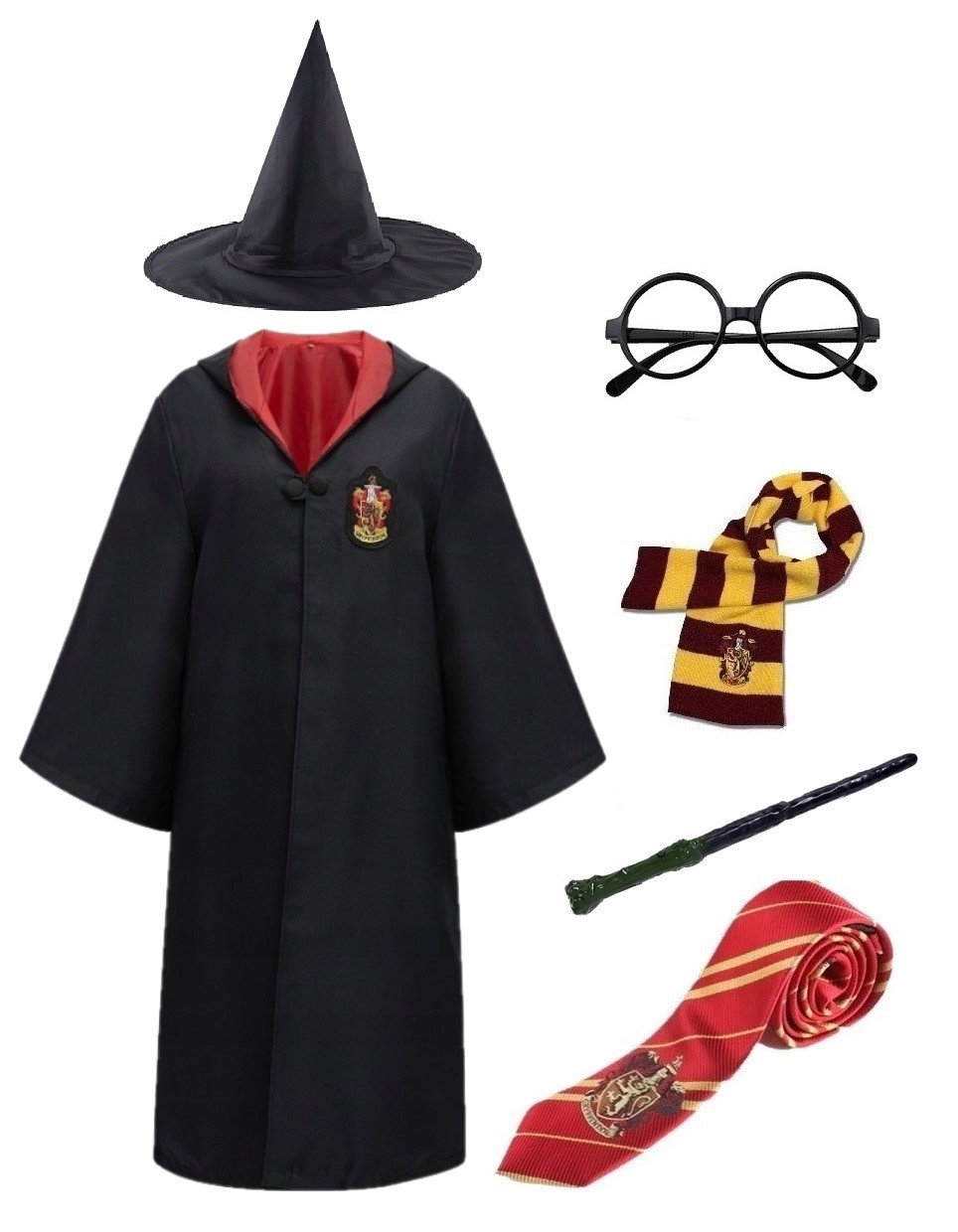 

Strój Przebranie Harry Potter Zestaw 146-152 CM