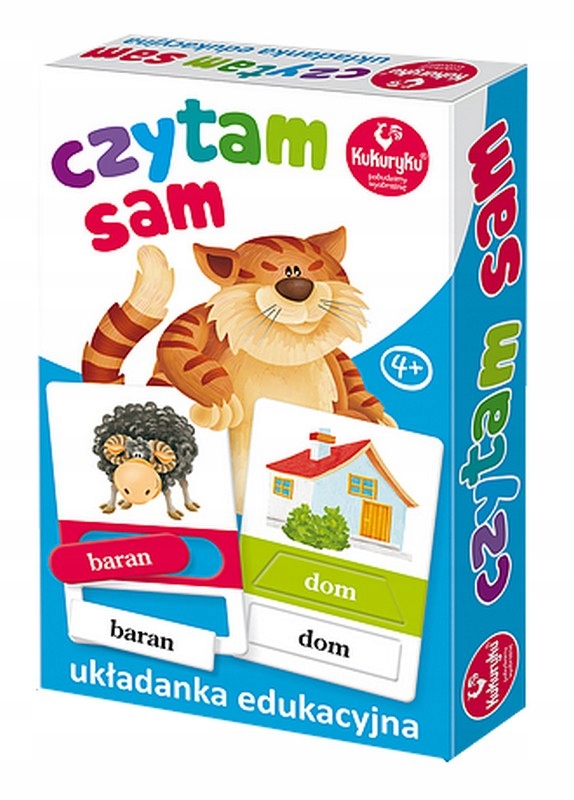 

Czytam Sam układanka edukacyjna do nauki czytania