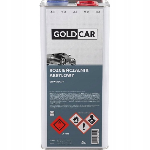 Rozcieńczalnik Goldcar akrylowy uniwersalny 5l