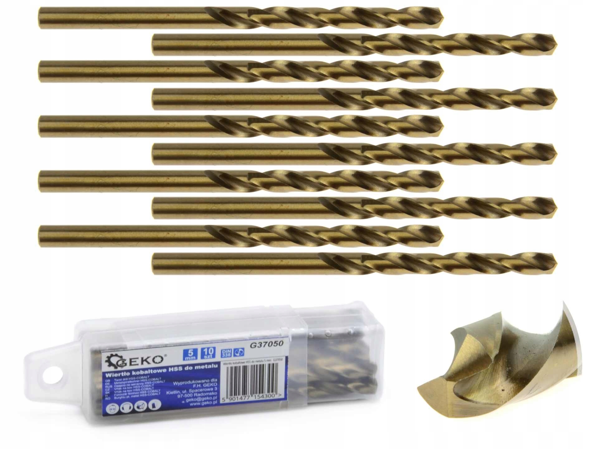 

Wiertło Kobaltowe do metalu Hss -co 4,5mm