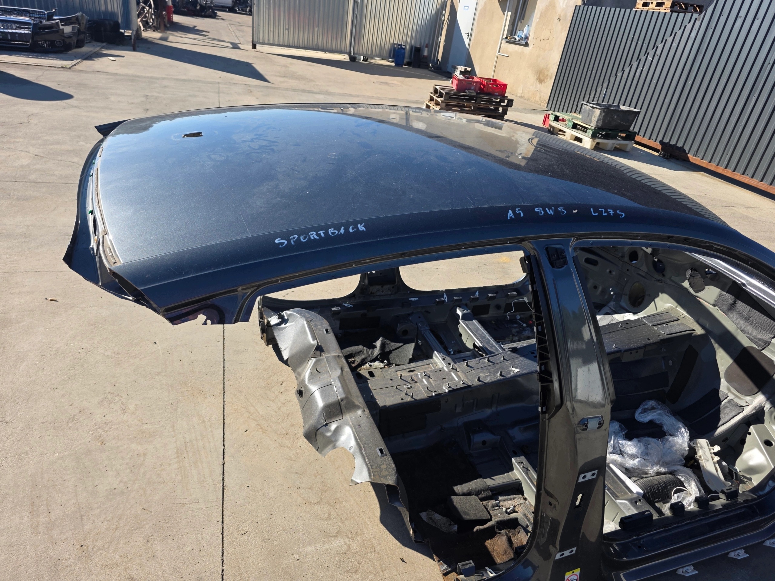 dach Blende Abdeckung dach AUDI A5 8W SPORTBACK OD 2016 ROKU !!!