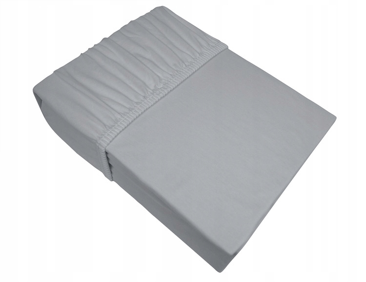 

Prześcieradło jersey z gumką jasnoszare 180 x 200