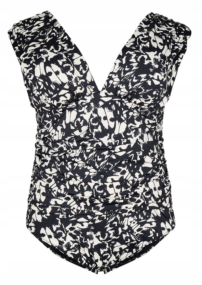 Černé Plavky Vzor Zizzi 802A 42